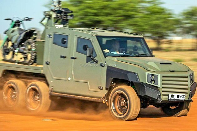 Toyota Land Cruiser With Drone Interceptor, Grenade Launcher
