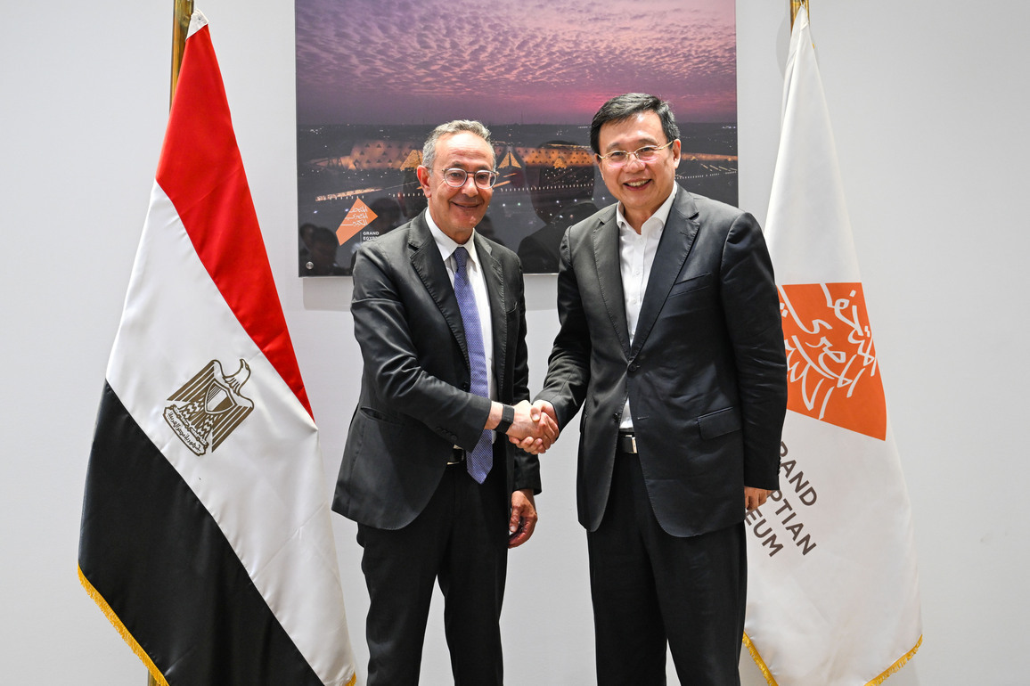 EGYPT-CAIRO-XINHUA-FU HUA-GEM CEO-MEETING