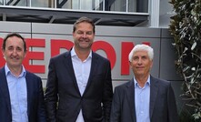 Fredon CEO Scott Olsen (left), NRW CEO Jules Pemberton, and Fredon’s major shareholder and former chairman Alan Lipman.