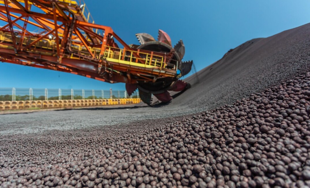 Pelotas de minério de ferro