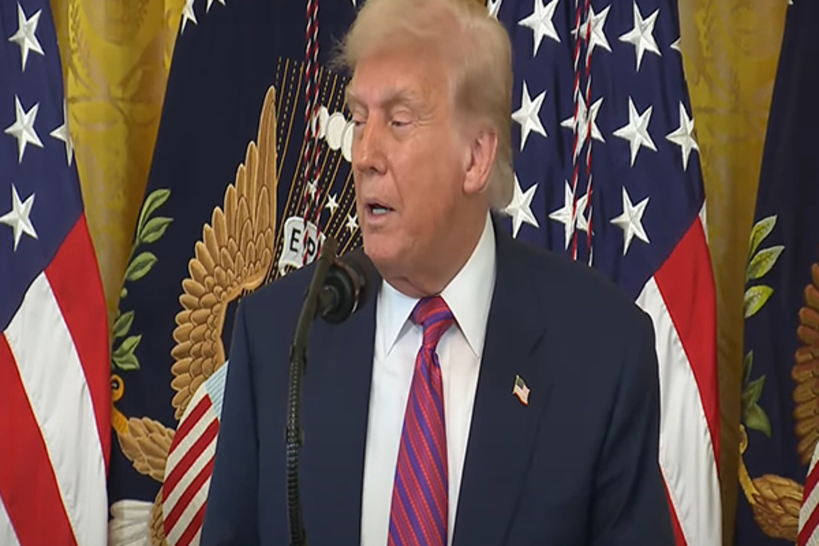 "They named it after me!", says Trump while signing the GENIUS Act