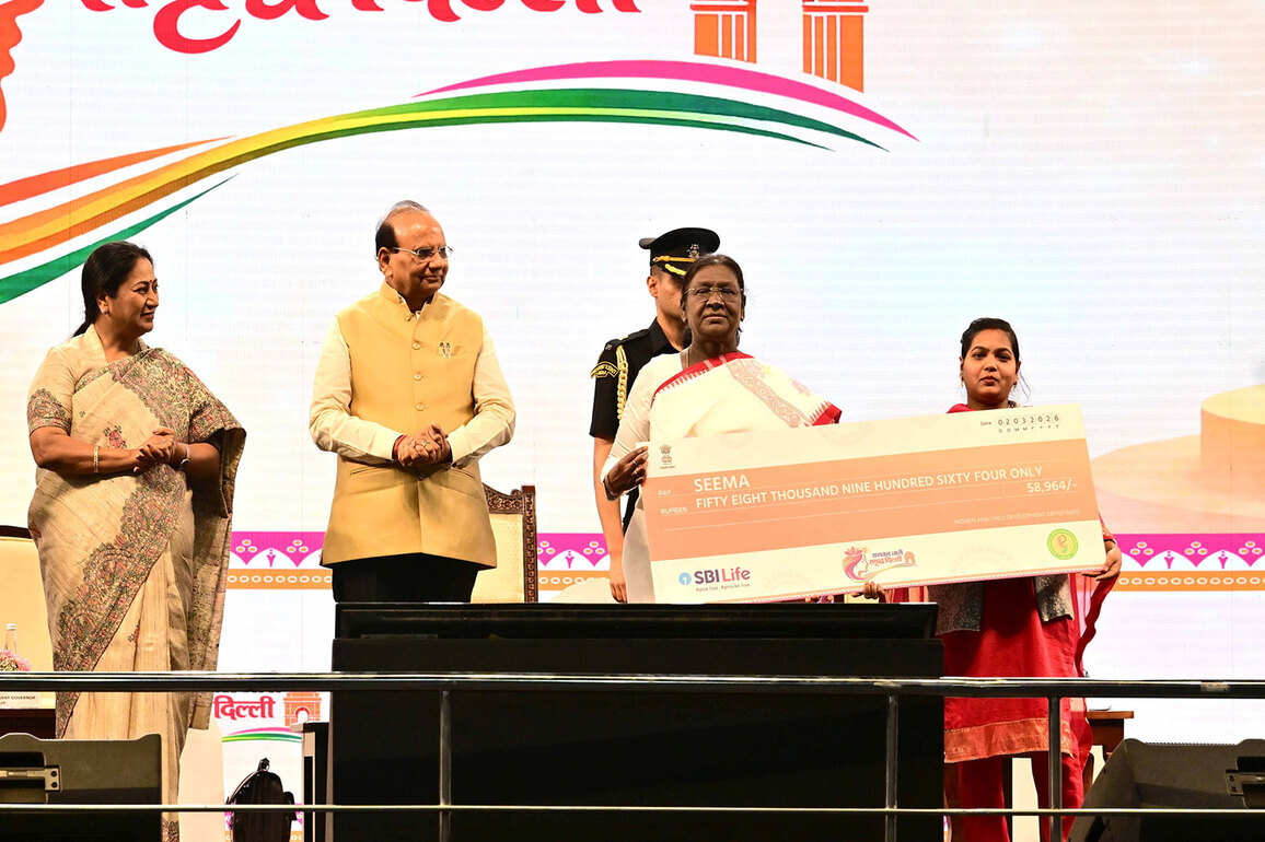 President Droupadi Murmu graces 'Sashakt Nari, Samriddh Delhi' event in national capital