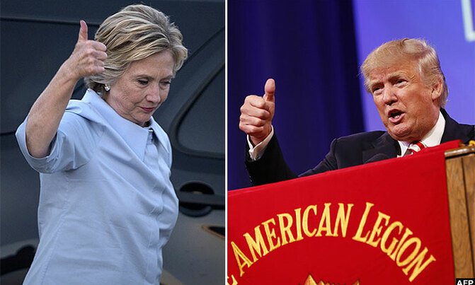 Clinton, Trump kick off their race to election finish Clinton, Trump kick off their race to election finish