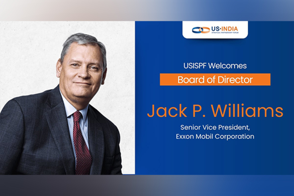 USISPF welcomes ExxonMobil Senior Vice President Jack P Williams on board