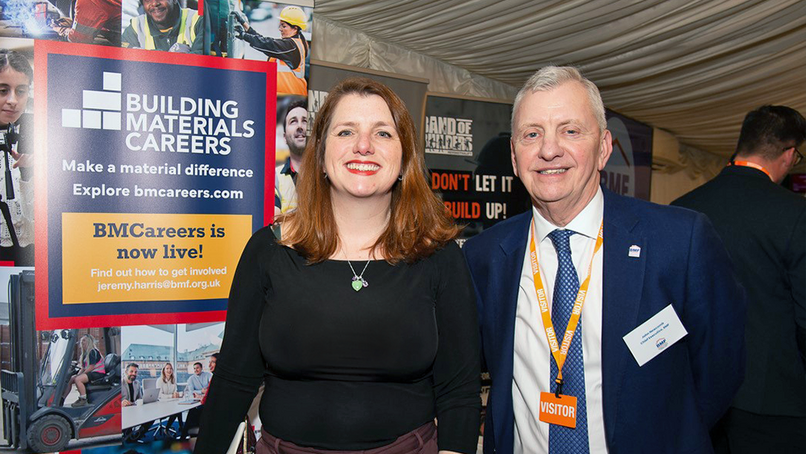 Alison McGovern MP, Minister of State for Employment with John Newcomb, BMF CEO
