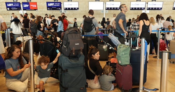 ISRAEL-BEN GURION AIRPORT-STRANDED PASSENGERS