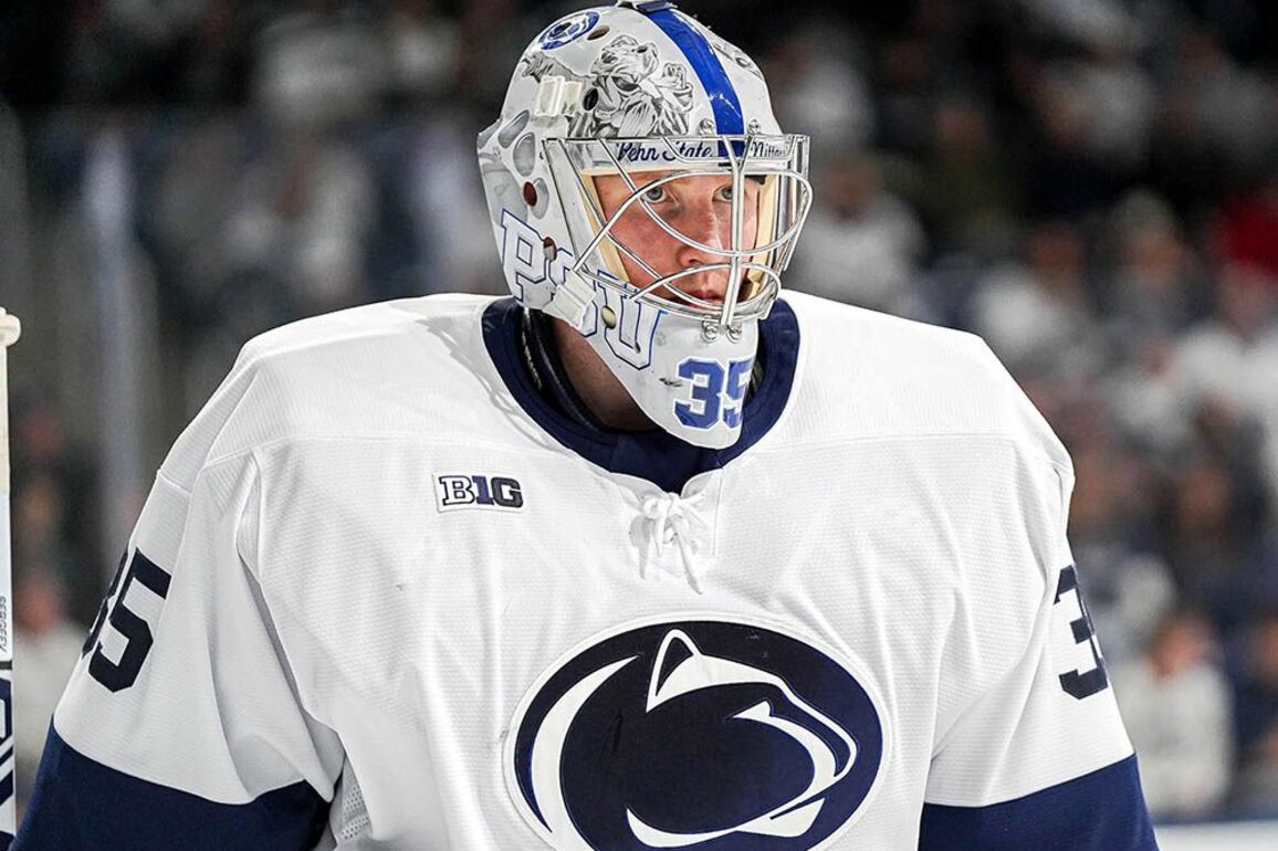 Flames goalie prospect Sergeev leads Penn State into NCAA Tournament