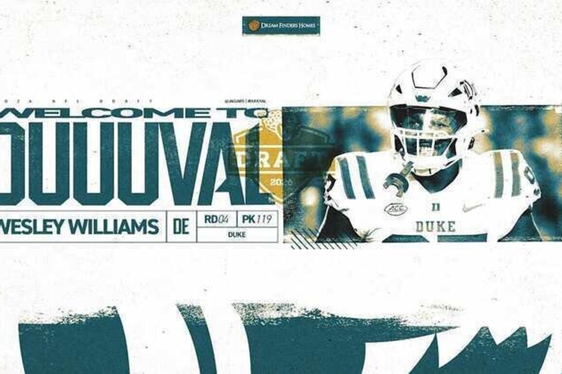 No. 119 Overall: Williams Is the Selection