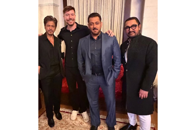 YouTuber MrBeast meets SRK, Salman, and Aamir in Riyadh; fuels buzz about possible collab
