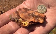 Gold-in-quartz at Comet Well South. Credit: Panther.