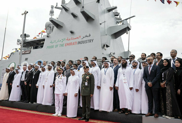 Hazza bin Zayed inaugurates Al Taf missile boat at NAVDEX 2025