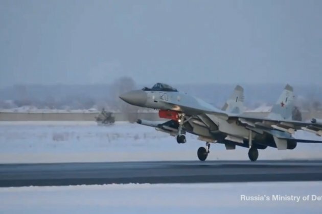 Russian fighter jets take off for Belarus