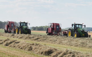 Wiltshire hay business wraps up labour challenges with Bale Baron