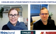 Cavalier adds lithium targets to gold and nickel portfolio