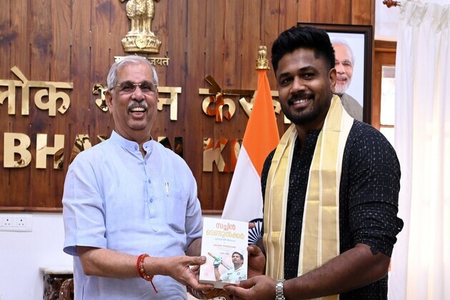 Kerala Governor honours Sanju Samson after his contributions in India's T20 WC 2026-winning campaign