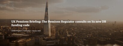 An overview of The Pensions Regulator's new DB funding code