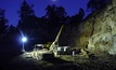 Historical drilling at Mount Carrington