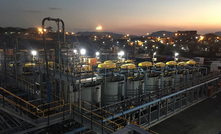 The PGM processing plant at Jubilee Platinum's Hernic project