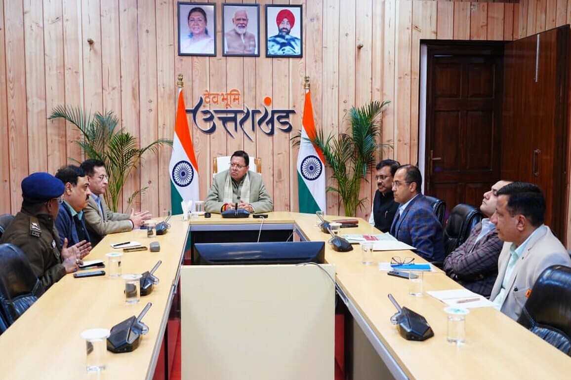 Uttarakhand CM chairs high-level law and order review meeting; Calls for action against criminals