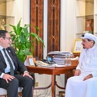 Ajman Ruler receives President of Cairo University