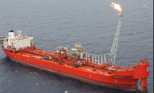 The FPSO onshore at the Tui oil field