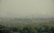  Chinese capital Beijing shrouded in smog.