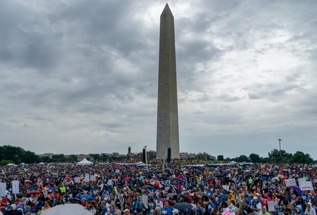 Tens of Thousands Rally Against Gun Violence Across US