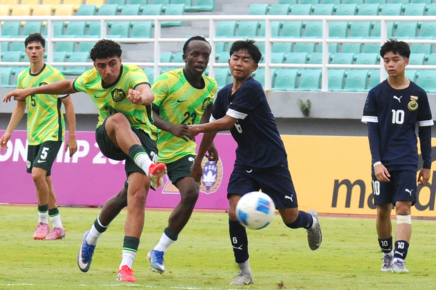(SP)INDONESIA-SIDOARJO-FOOTBALL-AFF U17 BOYS-CHAMPIONSHIP-AUSTRALIA VS BRUNEI DARUSSALAM