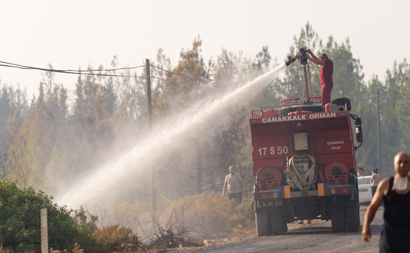 Fire fighters battle wildlfires in Bodrum, Turkey, this summer | Credit: iStock