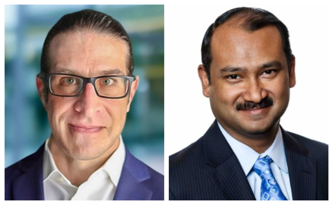 (left) Dante Orsini, chief strategy officer and Kaushik Ray, chief experience officer (right) 11:11 Systems