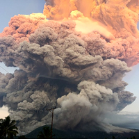 INDONESIA-EAST FLORE-MOUNT LEWOTOBI LAKI LAKI-ERUPTION