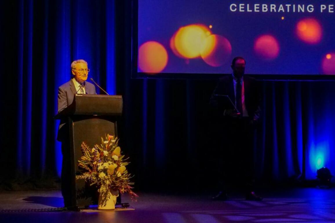 Former Karratha mayor Peter Long receives Honorary Freeman award for exceptional service