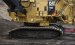 The undercarriage of a Cat 7495 HF shovel