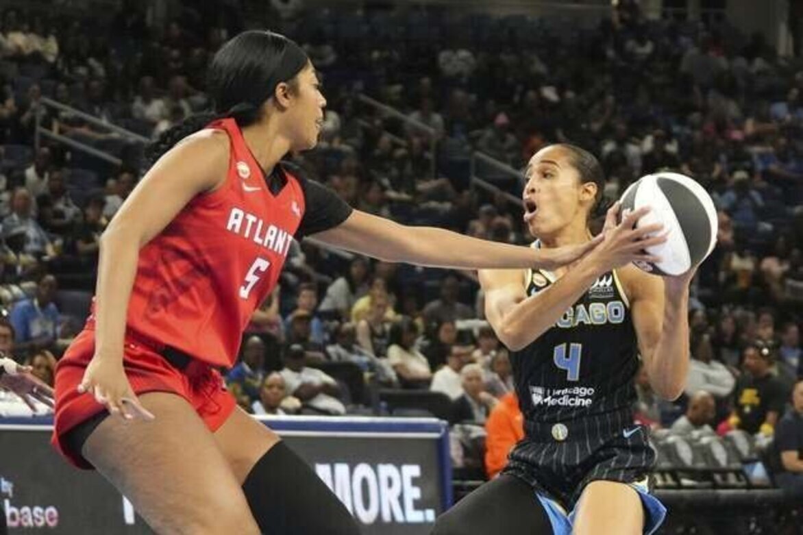 Dream top Sky as Angel Reese posts 17-17 double-double vs. old team