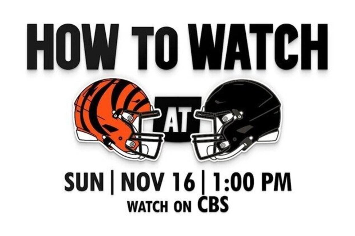 HOW TO Steelers vs. Bengals for Week 11 of the 2025 Season