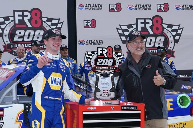 Christian Eckes scores OT win in wild Trucks race at Atlanta