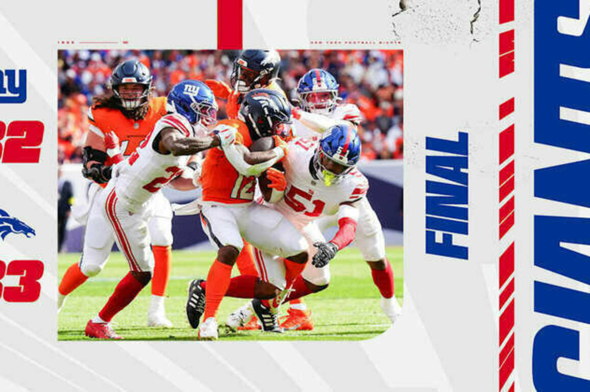 Instant Analysis: Giants fall to Broncos, 33-32