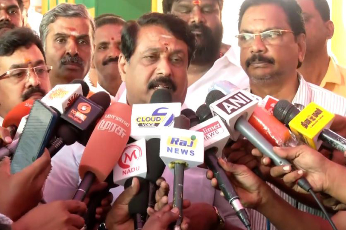 Tamil Nadu BJP President inspects Trichy venue ahead of PM Modi's NDA event