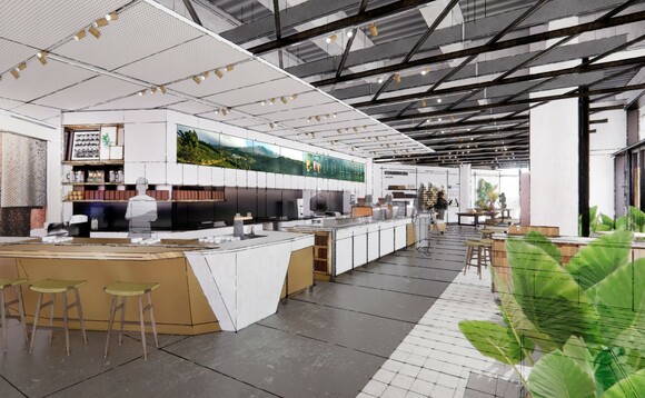 A rendering of the first Starbucks Greener Store opening September 30 in Shanghai / Credit: Starbucks A rendering of the first Starbucks Greener Store opening September 30 in Shanghai / Credit: Starbucks