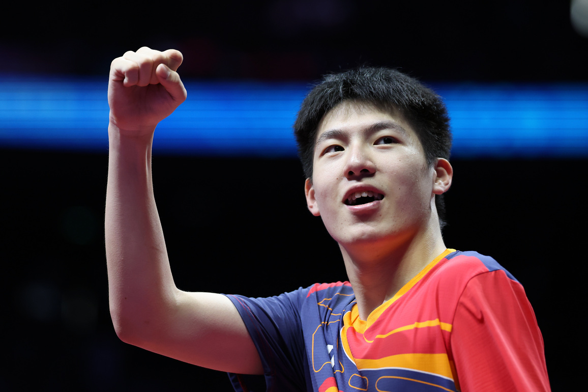 (SP)CHINA-15TH NATIONAL GAMES-TABLE TENNIS-U18 MEN'S SINGLES-BRONZE MEDAL MATCH (CN)