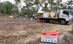  One of three drilling rigs operating at Navarre’s St Arnaud Gold Project