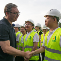 SERBIA-GOLUBAC-PRESIDENT-CHINESE-BUILT CORRIDOR EXPRESSWAY