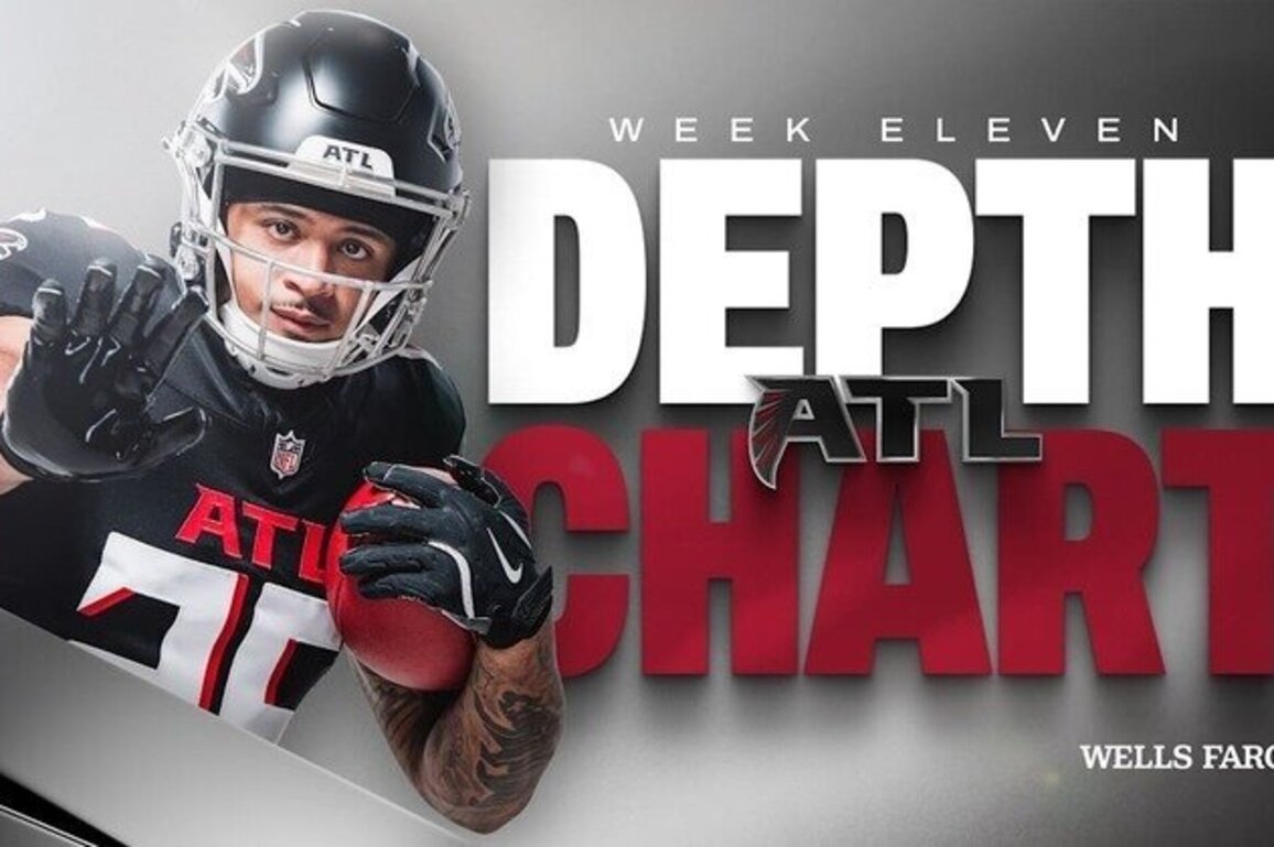 Falcons depth chart released for rematch vs. Carolina Panthers