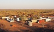 The Browns Range mining camp