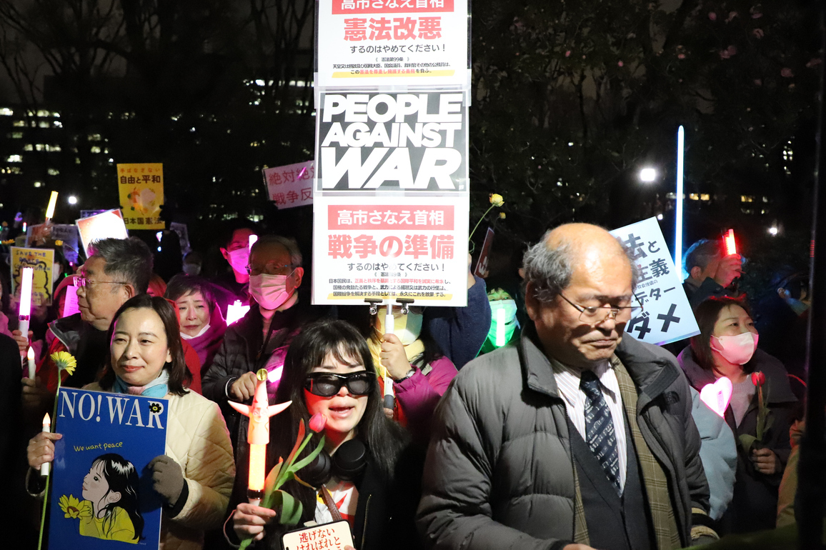 JAPAN-TOKYO-PM-POLICIES-PROTEST
