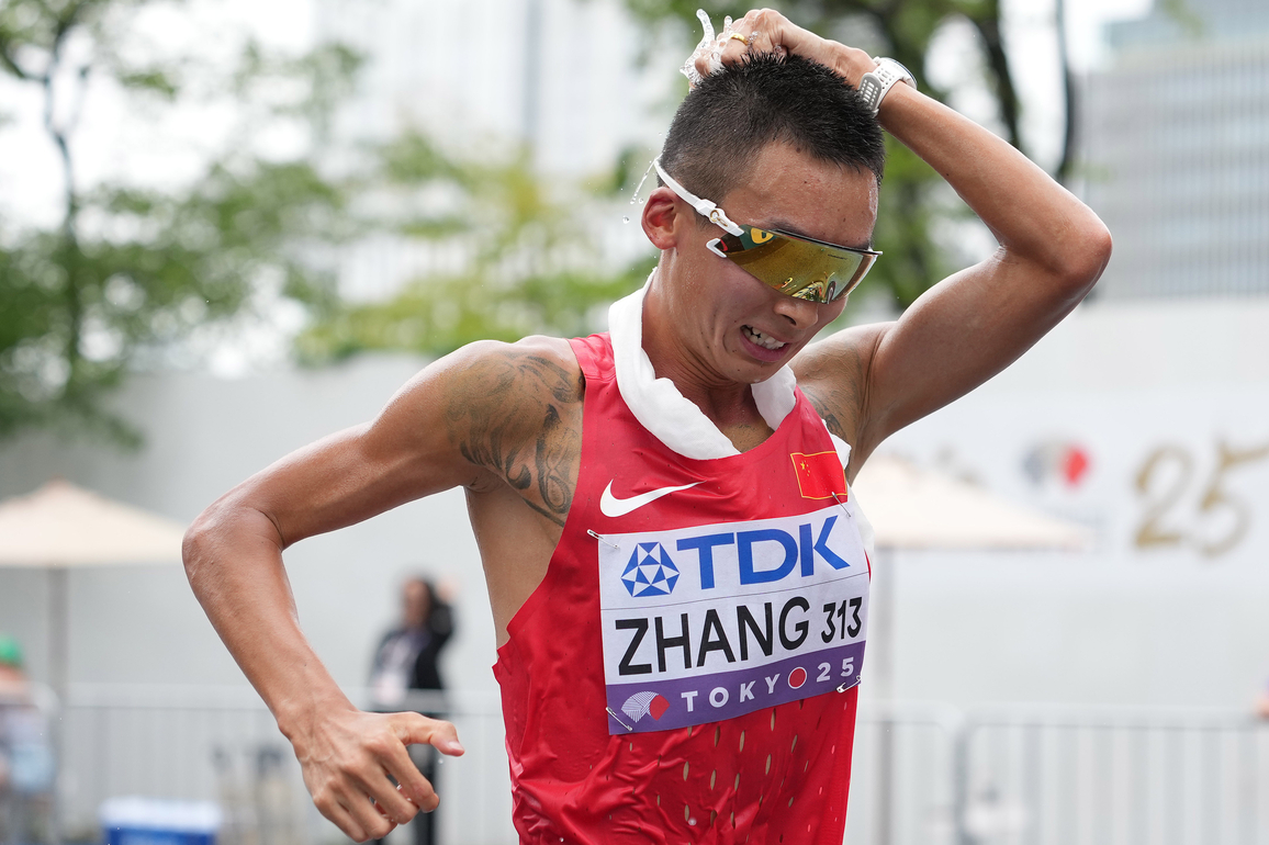 InPics | China's athletics team competes at world championships in Tokyo
