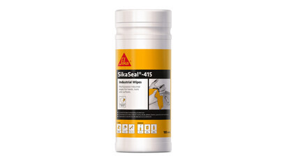 Clean Up with SikaSeal 415 Industrial Wipes