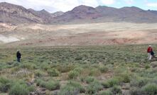  Rhyolite Ridge in Nevada.