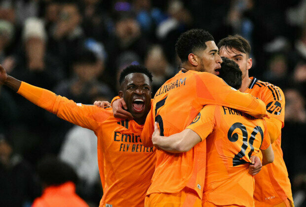 Real Madrid stun Man City, PSG down Brest in UEFA Champions League