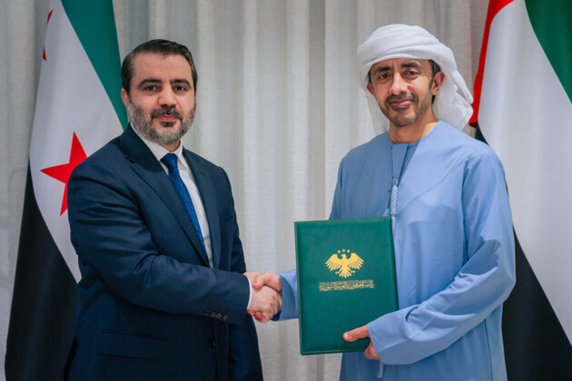 UAE President receives written message from Syrian President